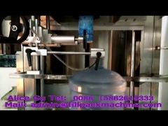 0-50 BPM automatische nek-gallon etiketteermachine voor gallonflessen