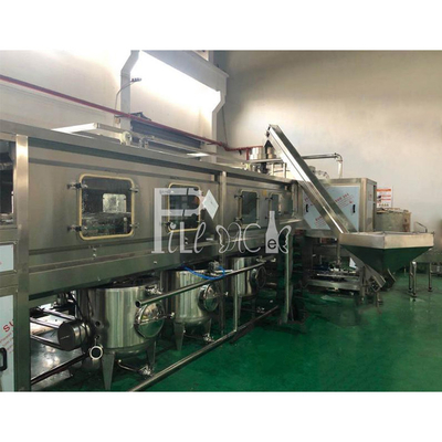 1200bph de Productielijn van de mineraalwater Bottelmachine voltooit 5 Gallon/20L-Flessenwater het Vullen Machine leverancier