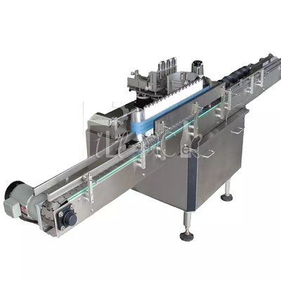 3000BPH koude van de de Etiketteerdersmachine van de Lijmfles Automatische Ronde Rechte Horizontaal volledig leverancier