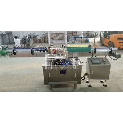 3000BPH koude van de de Etiketteerdersmachine van de Lijmfles Automatische Ronde Rechte Horizontaal volledig leverancier