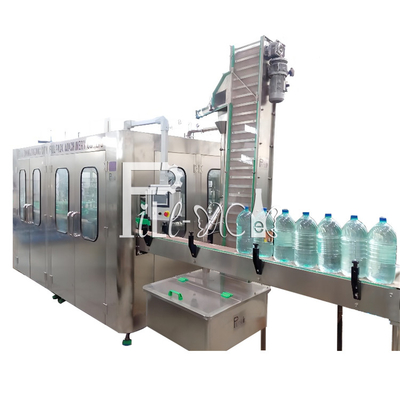 3L / 5L/van de het Flessenvullenmachine van 10L Mineraal de Lijn Zuiver Water 3 in 1 Plastic 1000BPH 7.5KW leverancier