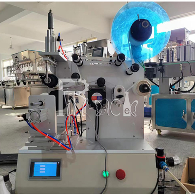 Het halfautomatische Zelfklevende Sticker Materiaal Labeler van de Etiketteringsmachine voor Vierkante Fles 3 kanten of Ronde flessencirkel leverancier