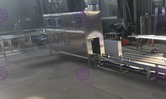 Roestvrij staal 304 120 BPH 5 Gallon het Vullen Machine leverancier