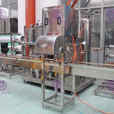 600BPH volledige Automatische de Gallon van Vier Lijnmonoblock het Vullen Machine met Overstromingsklep leverancier