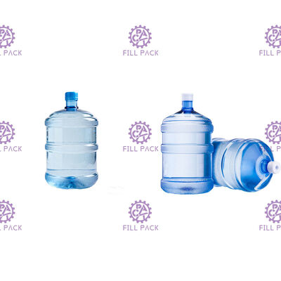 300BPH automatische Plastic Fles 3 Gallon18.9l Gebottelde Water het Vullen het Afdekken Machine leverancier