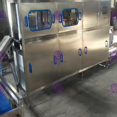 Het auto het Opheffen Voeden SUS 304 120 BPH Gallon Vullende Lijn leverancier