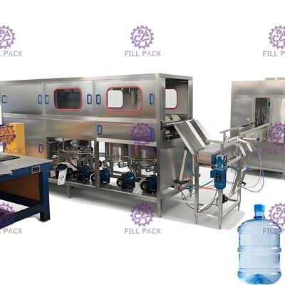 SUS 304 Pijpverbinding 300 BPH-Gallonwaterplant leverancier