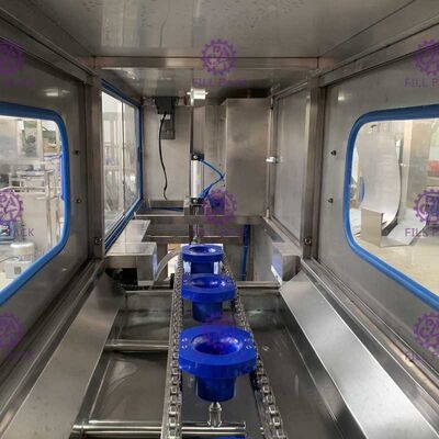 120BPH 5 drinkt de Gallon 18.9L van het de Vullende Machine de Gebottelde Water van het Watermineraalwater Vullende Productielijn leverancier