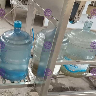 Roestvrij staal 304 120 BPH 5 Gallon het Vullen Machine leverancier