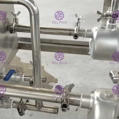 3.4*0.78*1.95m 3 in 1 120 BPH Gallon Vullende Lijn leverancier