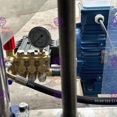 SWXNC-1 Hoogdruk binnenspoelen 5 Gallon flessenwasser buitenborstelen wassen Eén station leverancier