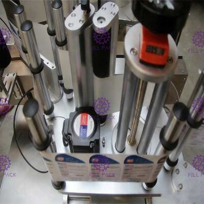 Het automatische Vierkante Vlakke de etiketteerders Dubbele Zij Zelfklevende Sticker van de Flessen Speciale Gevormde Fles Materiaal van de Etiketteringsmachine leverancier