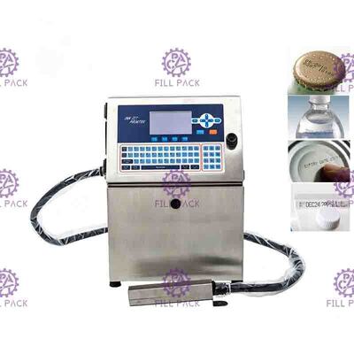 High Definition Low Cost Inkjet Coding System voor plastic PET-fles leverancier