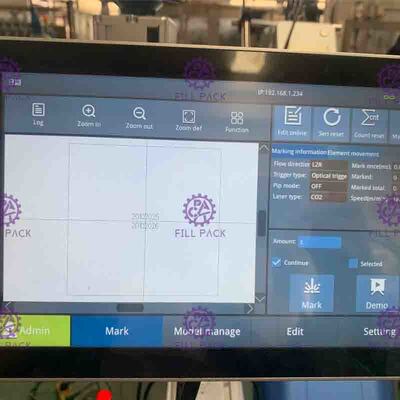 High Resolution Inkjet Coding Line / Unit for Bar Code Printing leverancier
