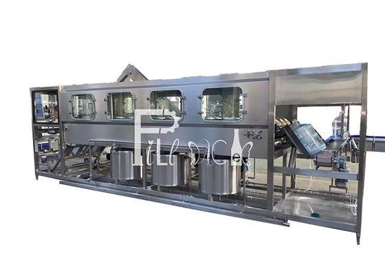 200BPH 5 Gallon 18.9L Watervulmachine Lijnsysteem Semi Aurto leverancier