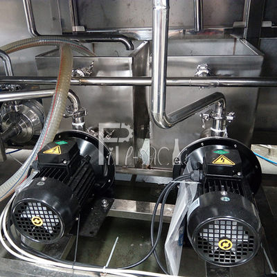 Dubbele Rij die de Gallonwaterplant spoelen van SUS304 300 BPH leverancier