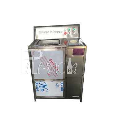 Semiauto 250BPH de Flessenopenerwasmachine van de 5 Gallonfles leverancier