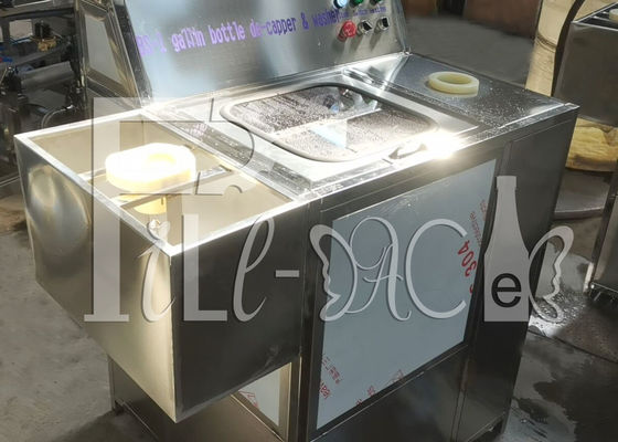 Sus304 Plastic Flessenspoeler Enige Post 300BPH leverancier