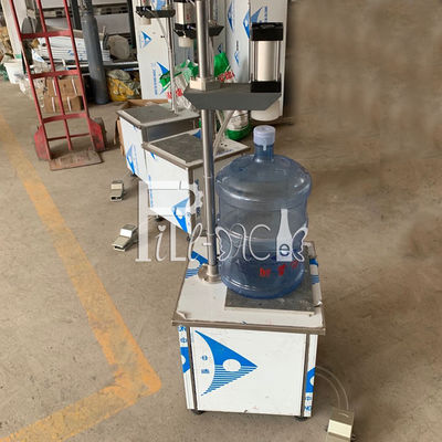 Automatische Gallonplc 450mm Handhuisdierenfles het Afdekken Machine leverancier