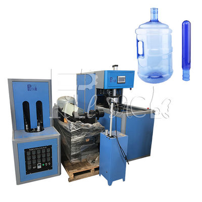 Semi Automatische HUISDIEREN Plastic Fles 5 Gallon 20 Literslag het Vormen Machine met handvat leverancier
