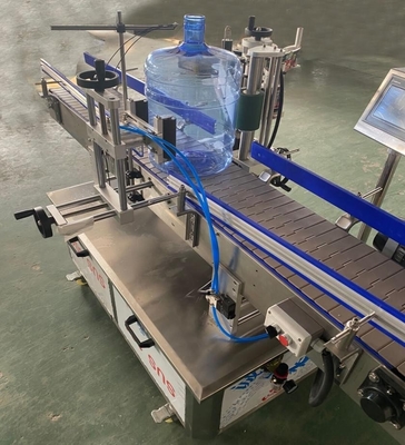 Automatische 1200BPH de Etiketteerdersplc van de 5 Gallonfles Aangepaste Controle leverancier