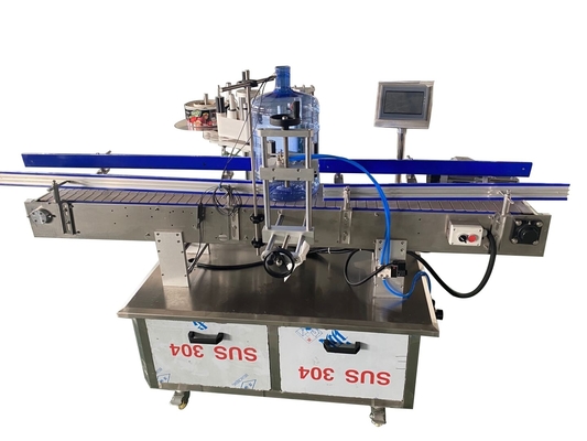 Automatische 1200BPH de Etiketteerdersplc van de 5 Gallonfles Aangepaste Controle leverancier