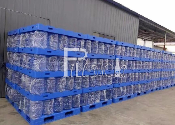 Dubbele Kantenhdpe Grote Stapelbare Omkeerbaar van Gallonwater Gerecycleerde Plastic Pallets leverancier