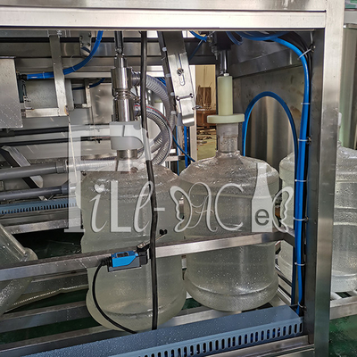 120BPH 5 drinkt de Gallon 18.9L van het de Vullende Machine de Gebottelde Water van het Watermineraalwater Vullende Productielijn leverancier