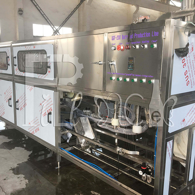 Automatische Gebottelde de Was van de de Lijnemmer van het 5 Gallonwater Vullende Vullende het Afdekken Machinelijn leverancier
