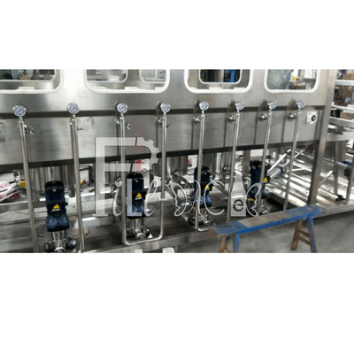 450BPH het automatische Gebottelde het Waterwas van de Gallon Vullende Machine Zuivere Vullende Afdekken leverancier