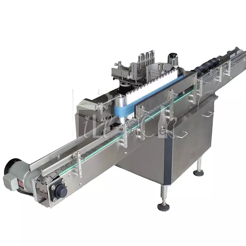 3000BPH koude van de de Etiketteerdersmachine van de Lijmfles Automatische Ronde Rechte Horizontaal volledig leverancier