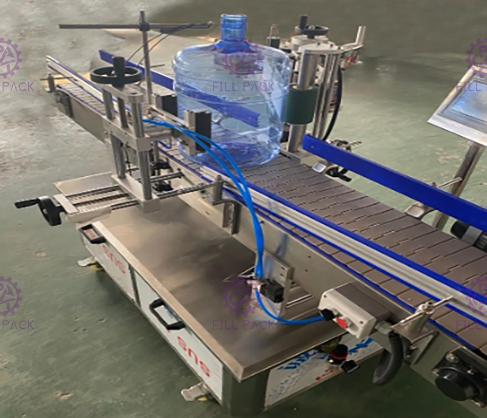 Automatische 1200BPH de Etiketteerdersplc van de 5 Gallonfles Aangepaste Controle leverancier