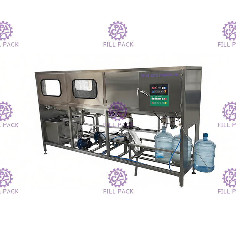 Roestvrij staal 304 120 BPH 5 Gallon het Vullen Machine leverancier