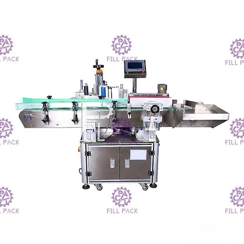 Touch screen SUS304 om Fles Etiketteringsmachine leverancier