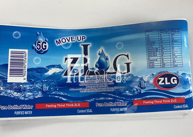 De Verbruiksgoederen van de de Gallonwaterplant van het flessen Zelfklevende Etiket leverancier