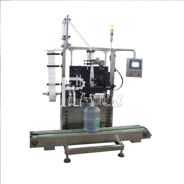 Pvc-Etiketbroodje 3 Gallon 1500BPH krimpt Etiketteringsmachine leverancier