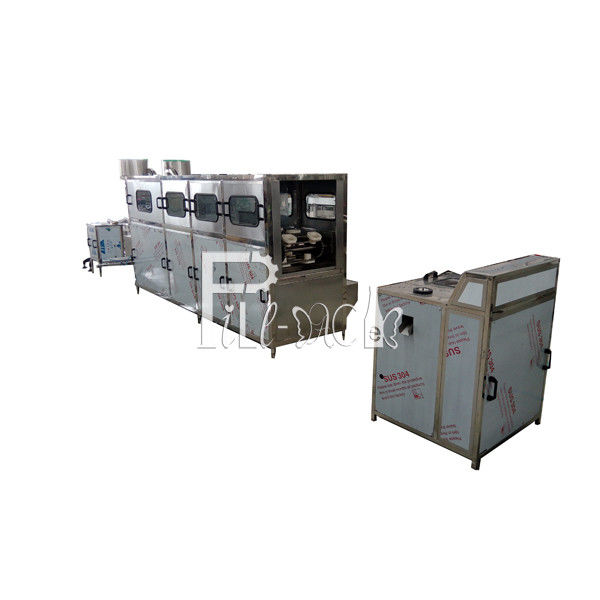 SUS 304 Pijpverbinding 300 BPH-Gallonwaterplant leverancier