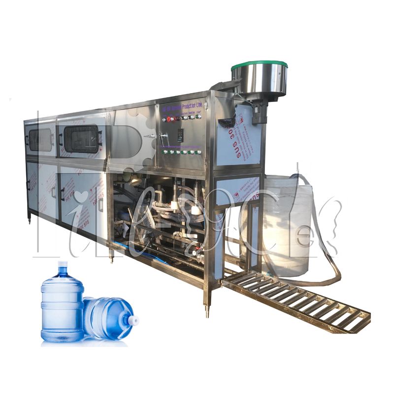 200BPH 5 Gallon Bottelmachine met Overstromingsklep leverancier