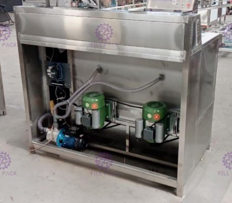 S-2 2 Station 5 Gallon Flask Rinser met heet alkalisch water