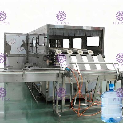 Zuiver Water het Vat van de 5 Gallonfles het Vullen Machine 600BPH/900BPH-Waterproductielijn