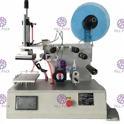 De halfautomatische Vierkante Vlakke Kruiken van de Flessenetiketteerder kiezen het Zij of Dubbele Kanten Zelfklevende Sticker Materiaal van de Etiketteringsmachine uit