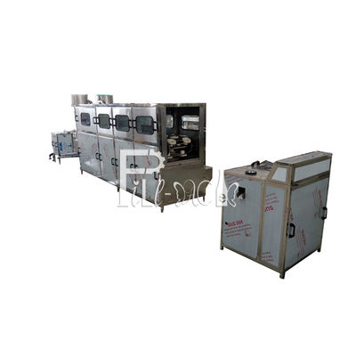 SUS 304 Pijpverbinding 300 BPH-Gallonwaterplant